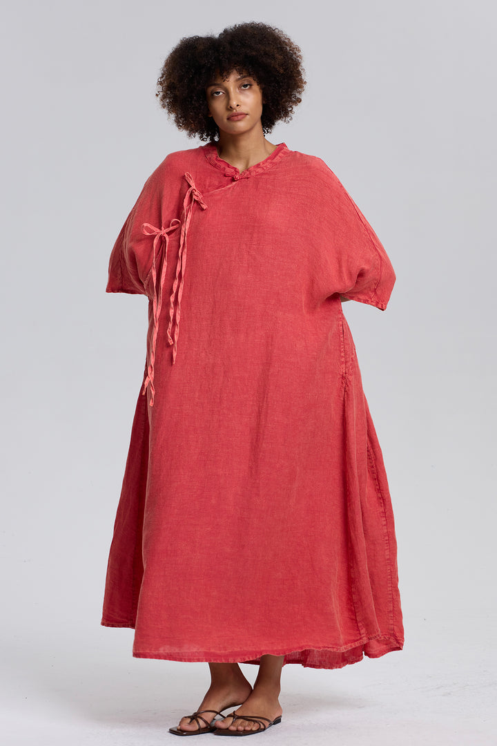 Edda Linen Maxi Dress