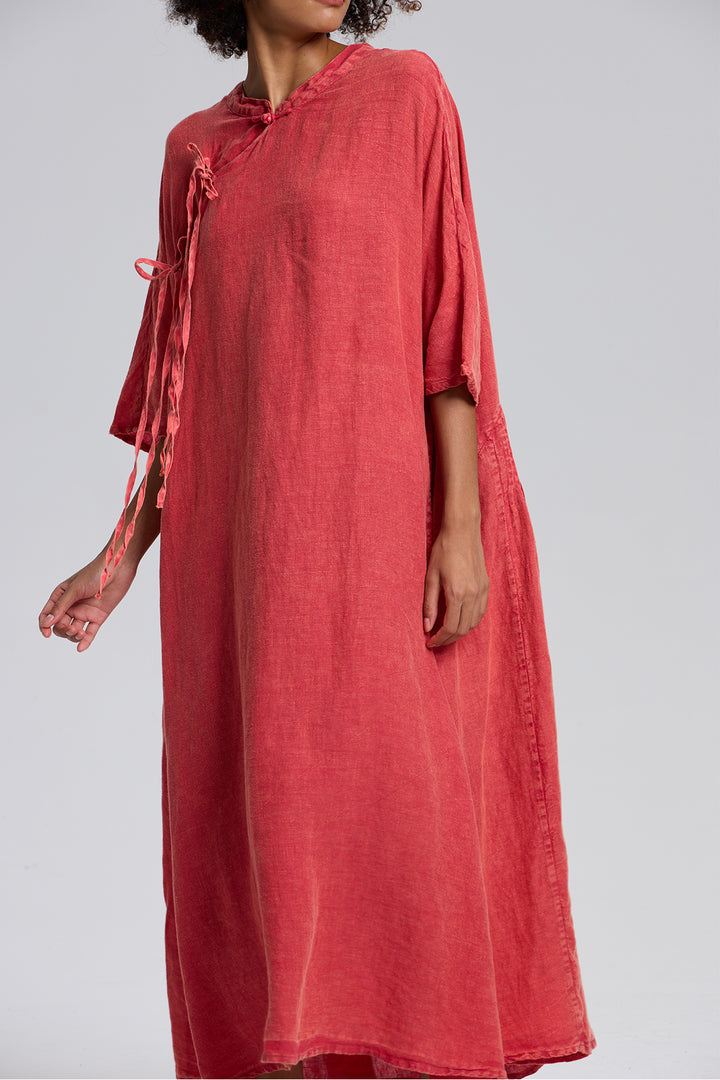 Edda Linen Maxi Dress