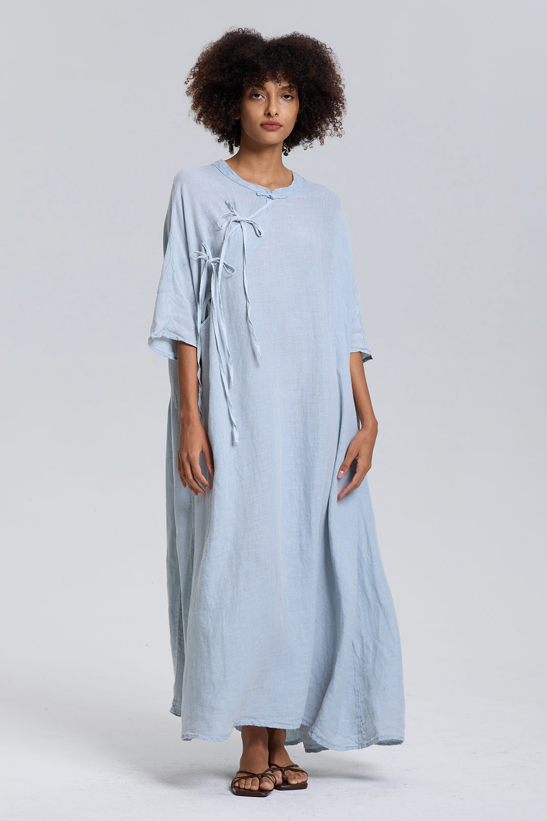 Edda Linen Maxi Dress