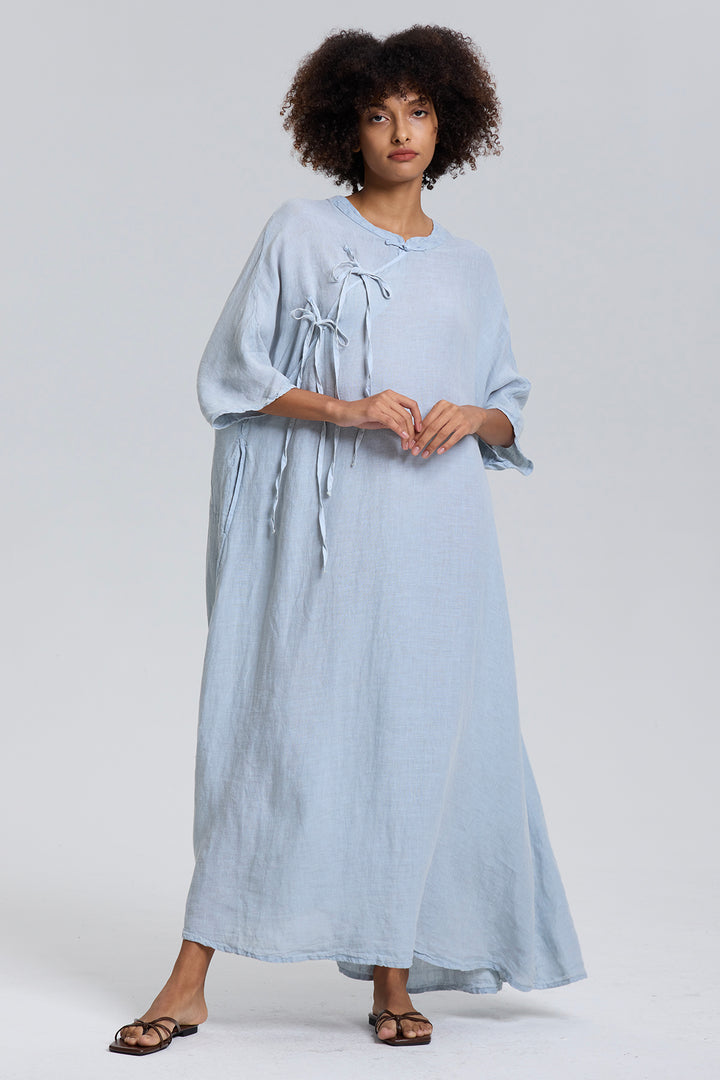 Edda Linen Maxi Dress