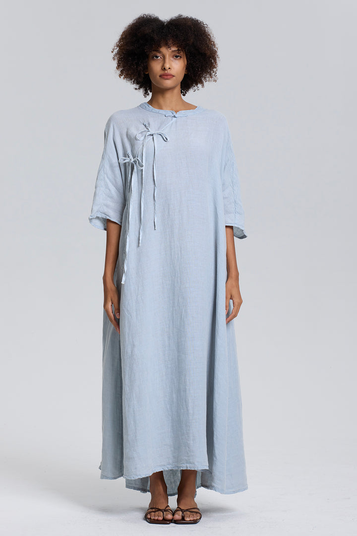 Edda Linen Maxi Dress