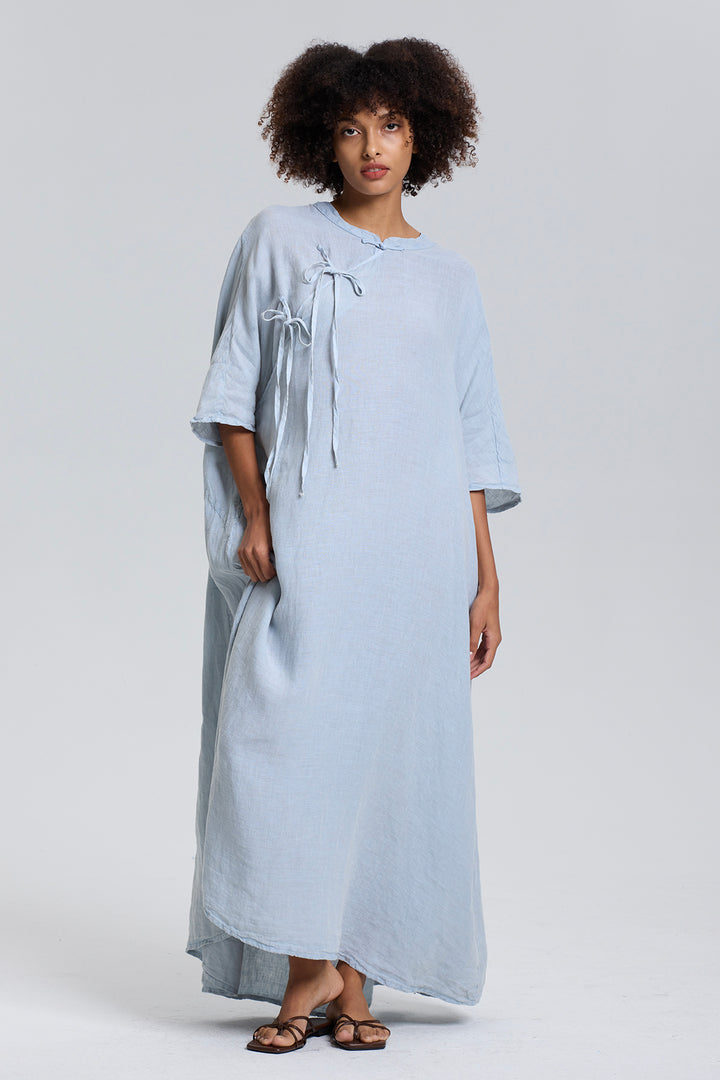 Edda Linen Maxi Dress