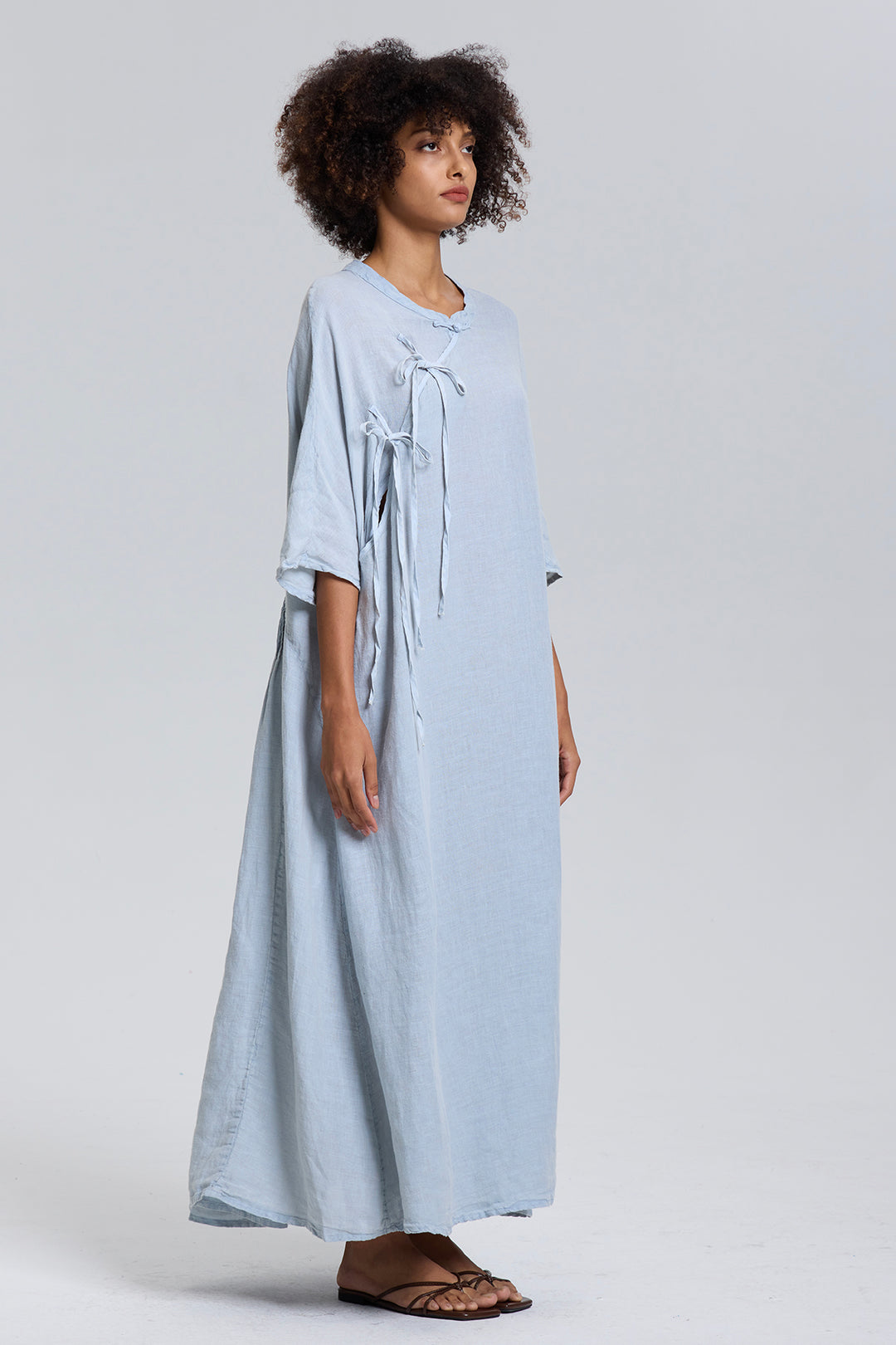 Edda Linen Maxi Dress