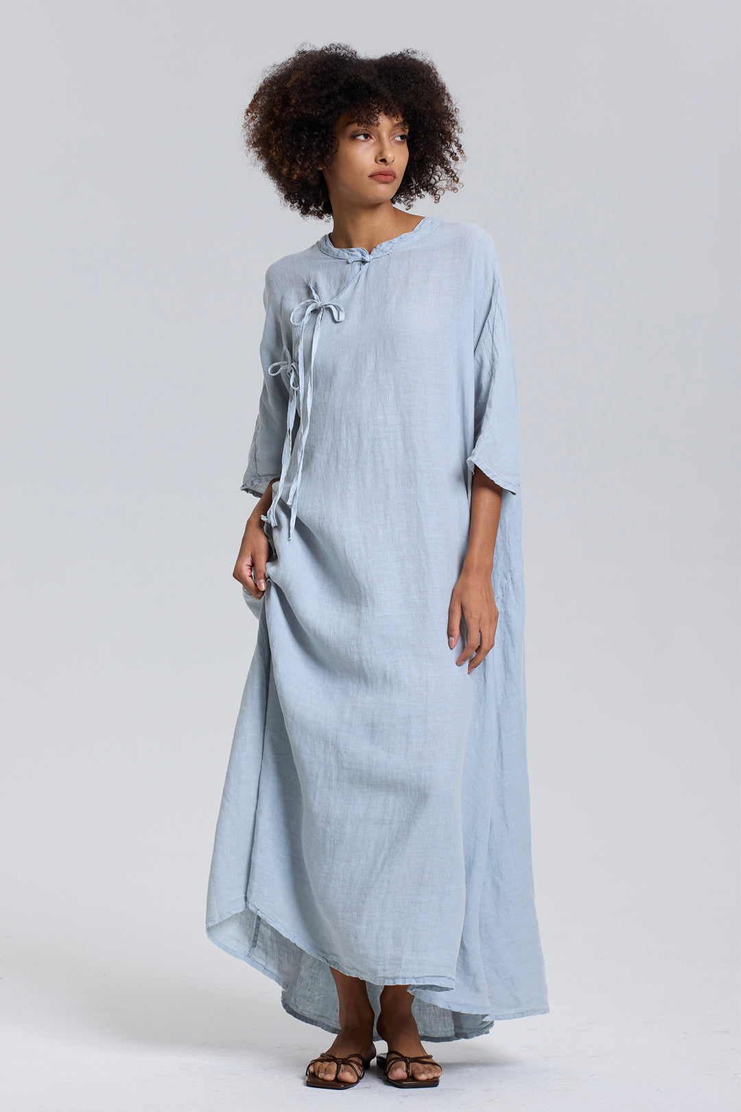 Edda Linen Maxi Dress