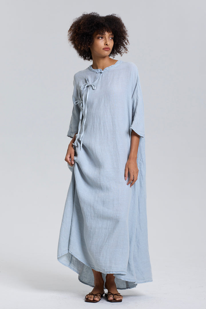 Edda Linen Maxi Dress