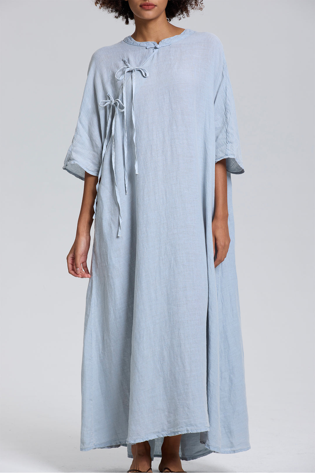 Edda Linen Maxi Dress