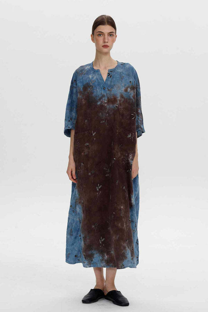 VESTIDO CORALIE DE LINO