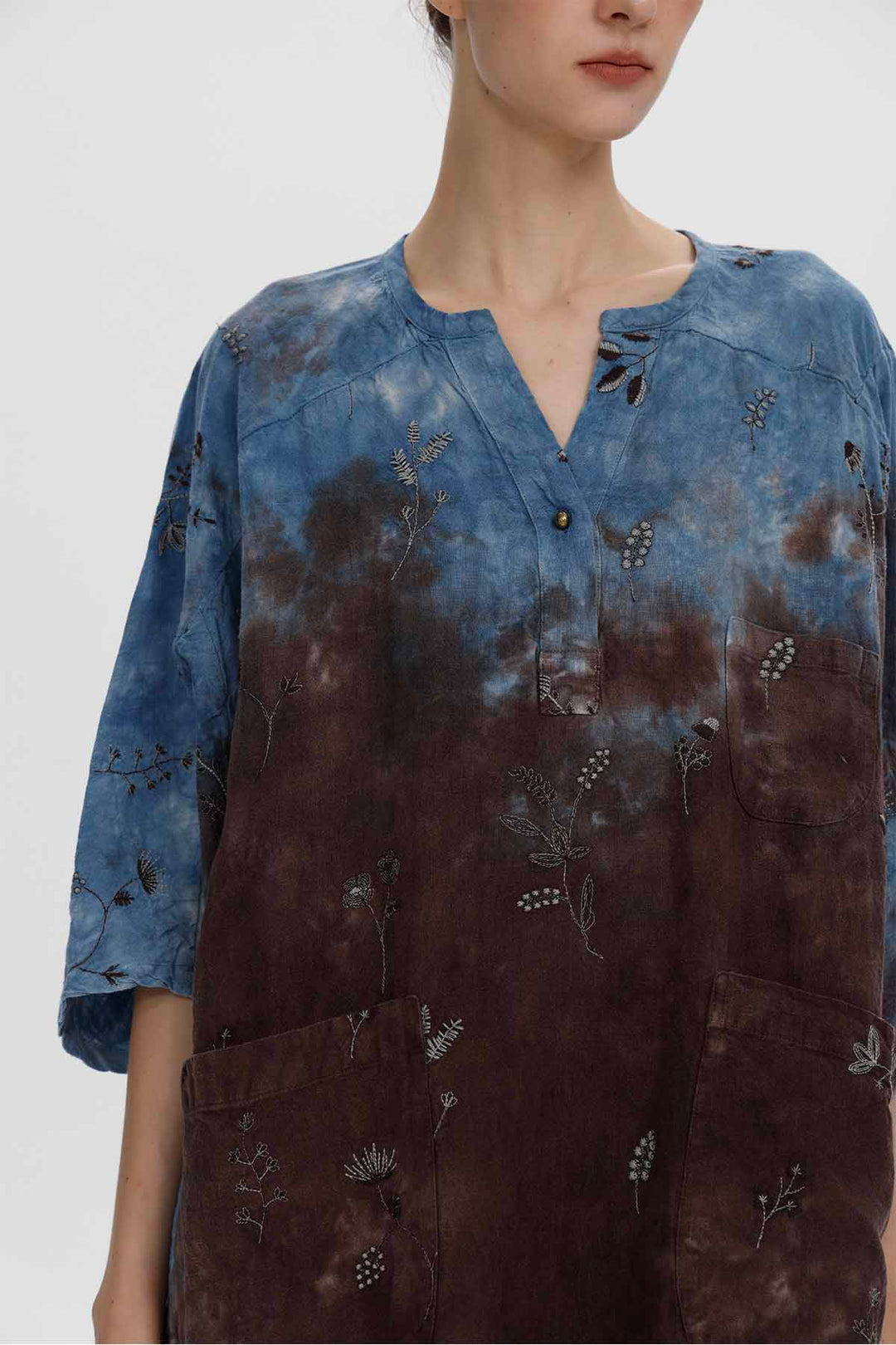 VESTIDO CORALIE DE LINO