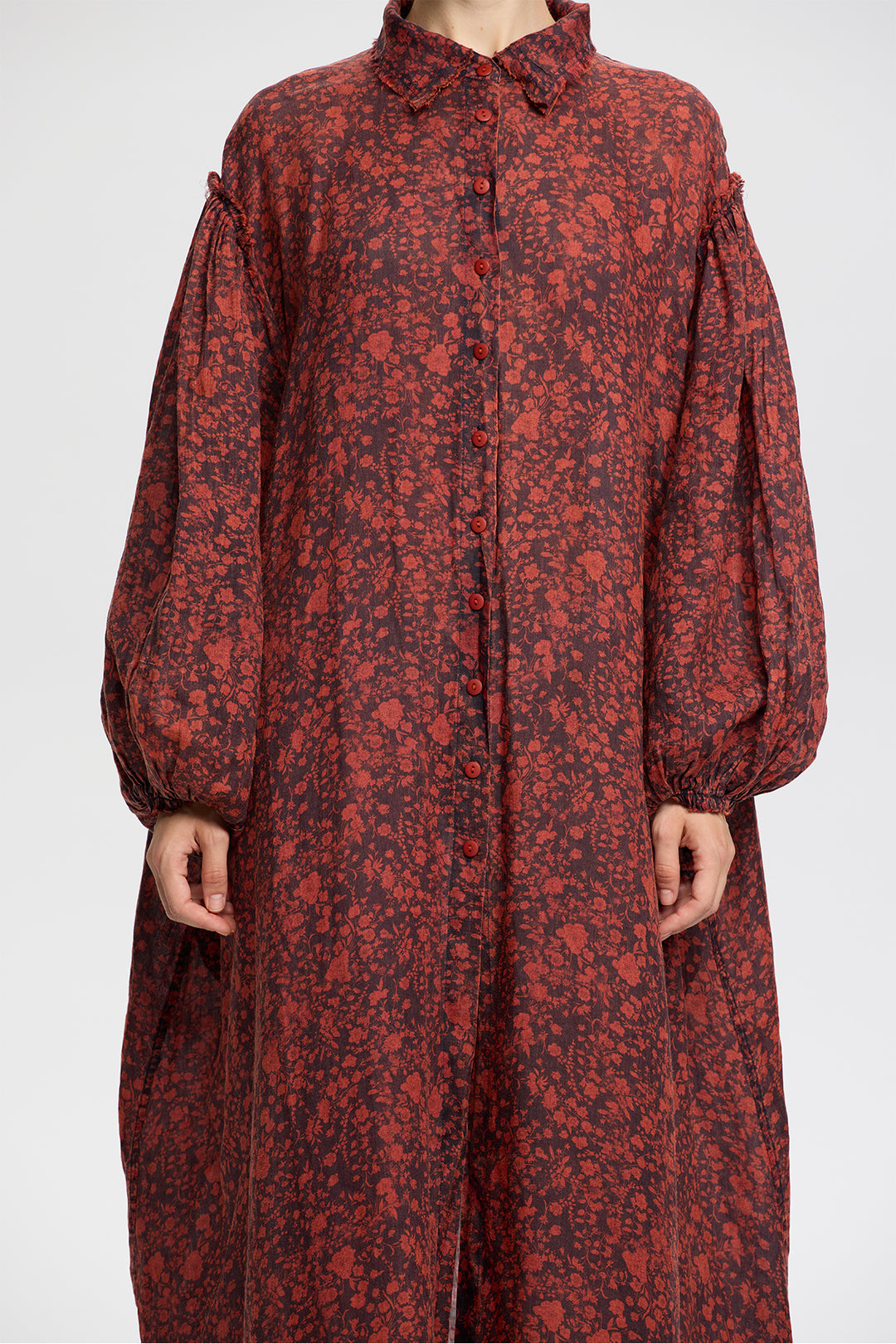 Isolde Linen Shirt Dress