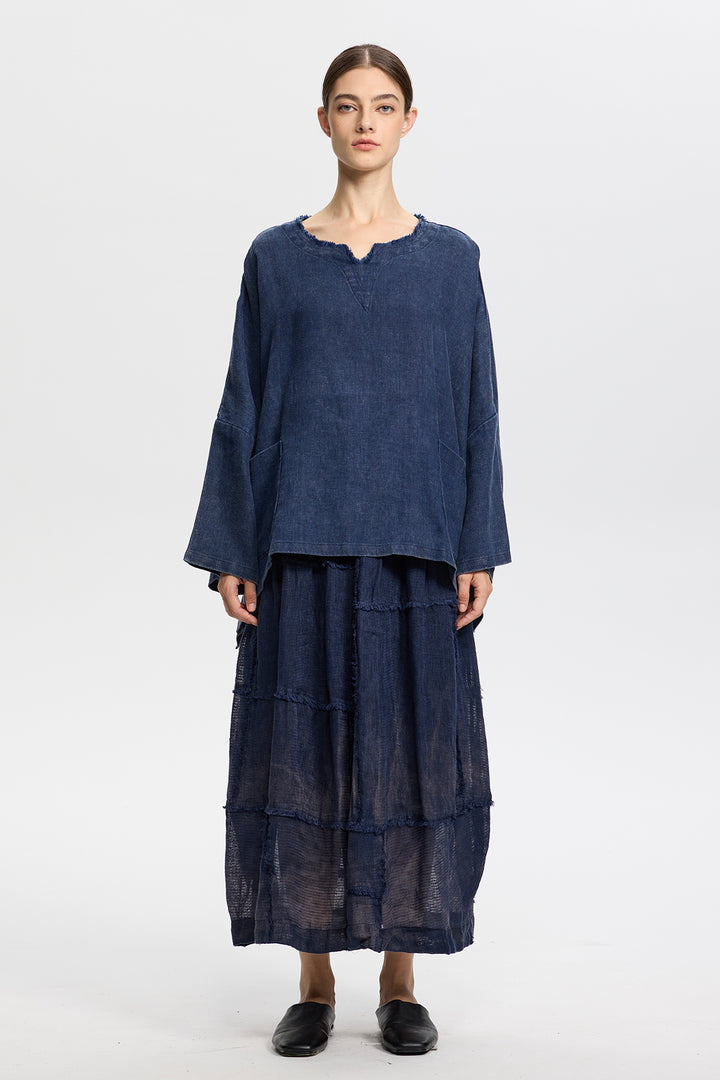 Carys Linen Top