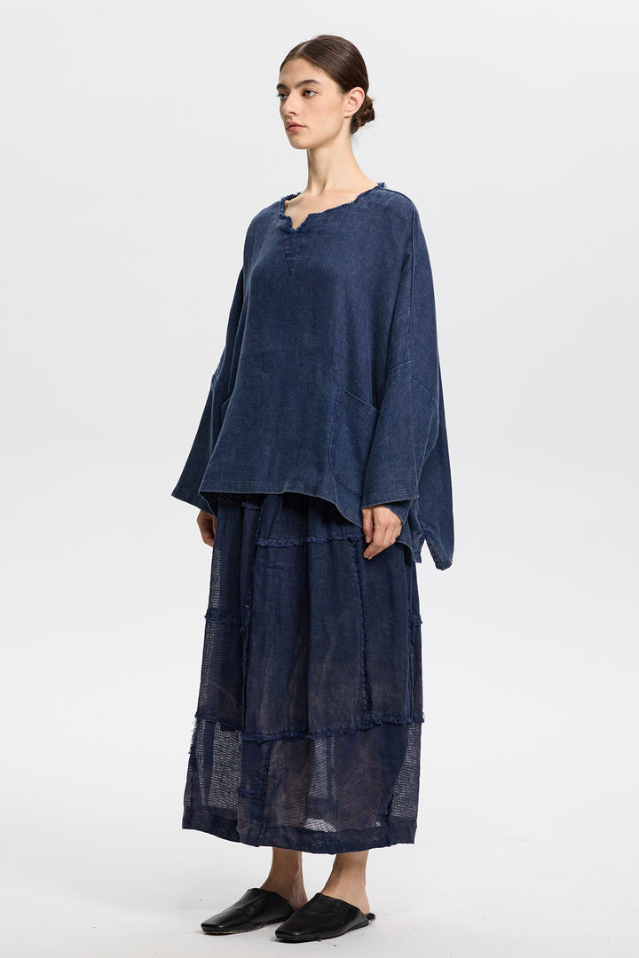 Carys Linen Top