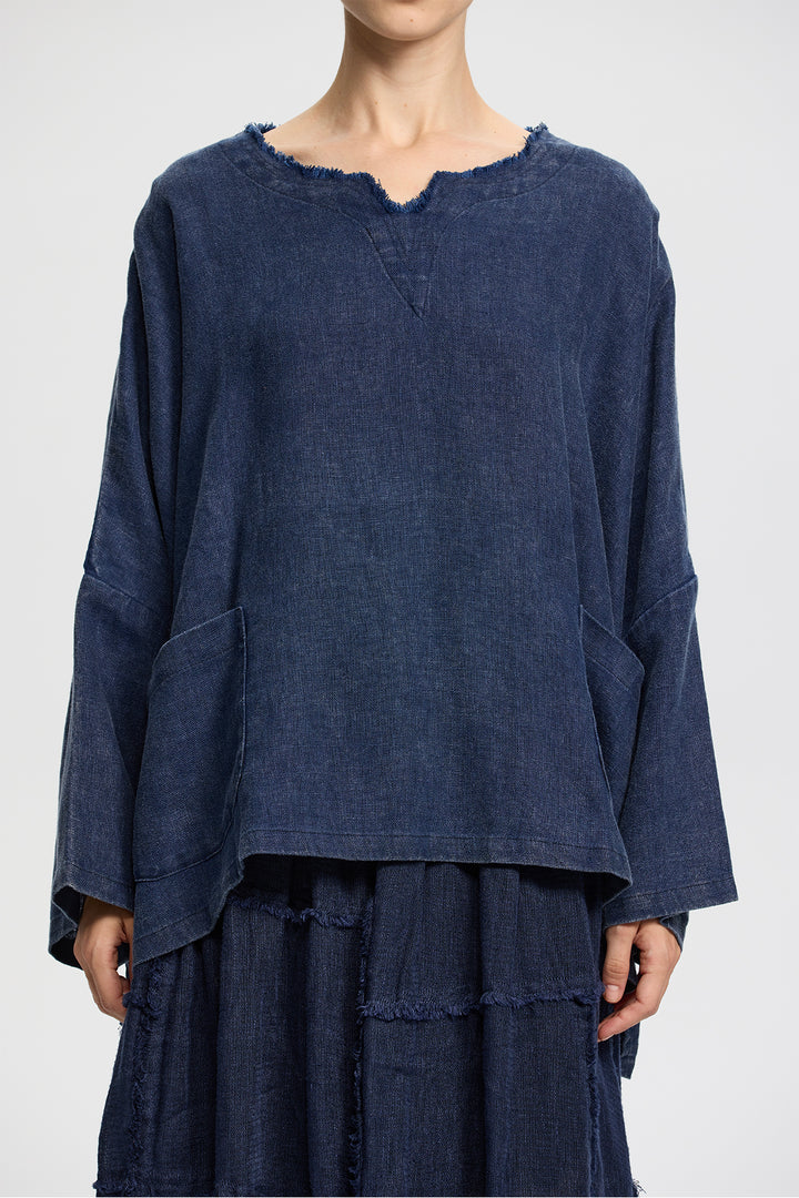 Carys Linen Top