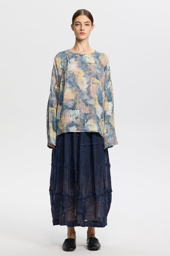 Anwen Linen Top