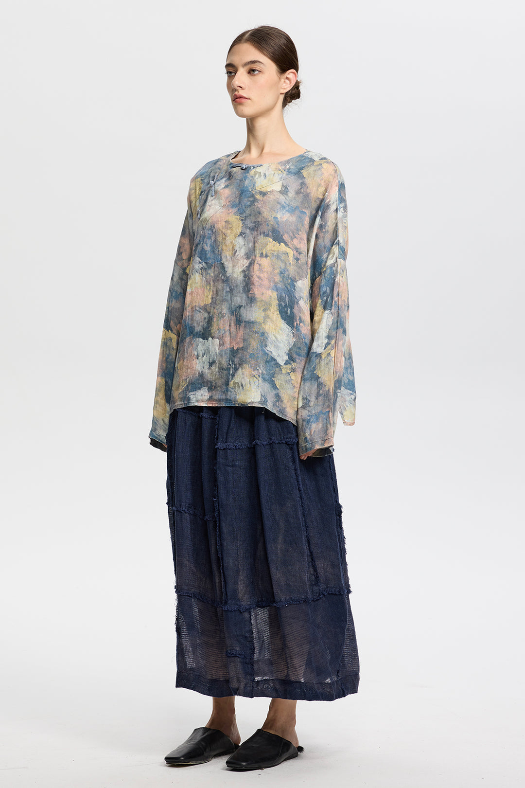 Anwen Linen Top