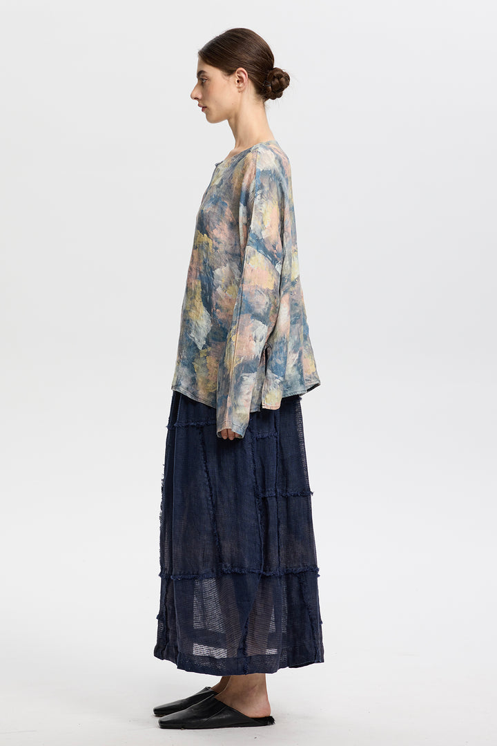 Anwen Linen Top