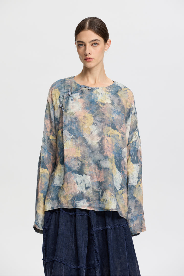 Anwen Linen Top