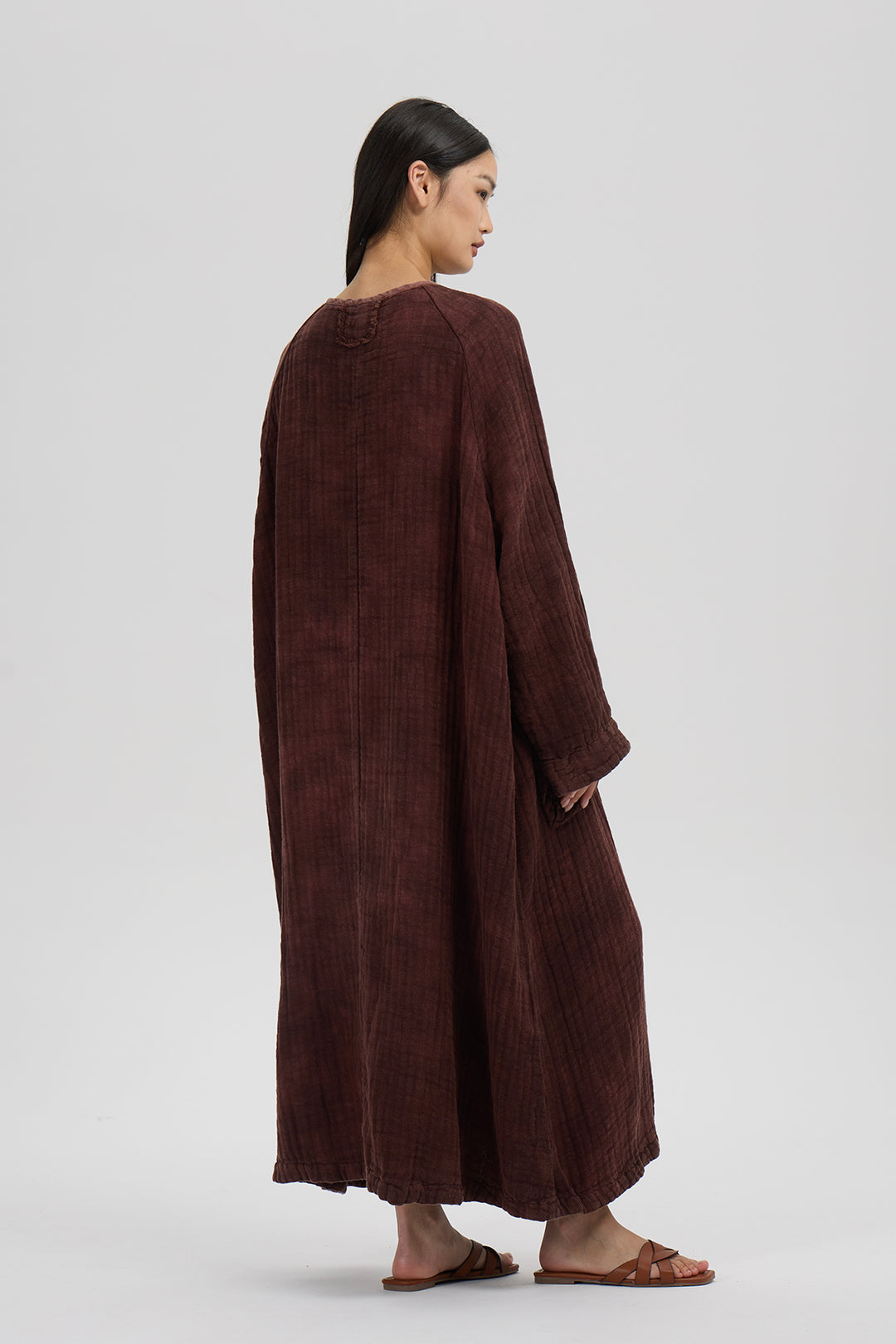 Thalia Loose Linen Dress