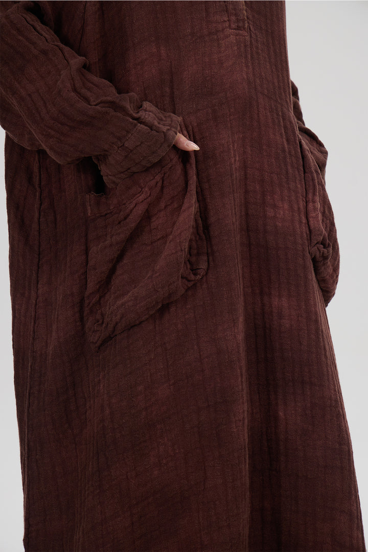 Thalia Loose Linen Dress