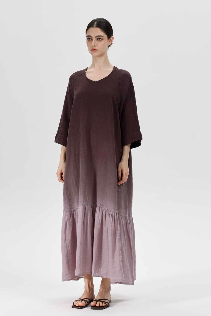 Ziva Linen Maxi Dress
