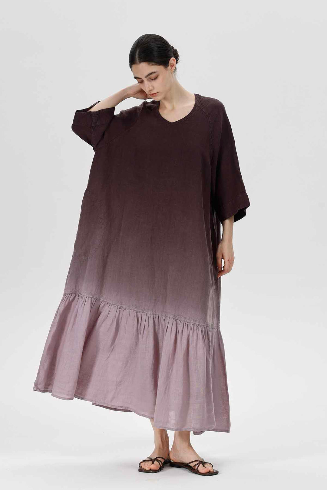 Ziva Linen Maxi Dress
