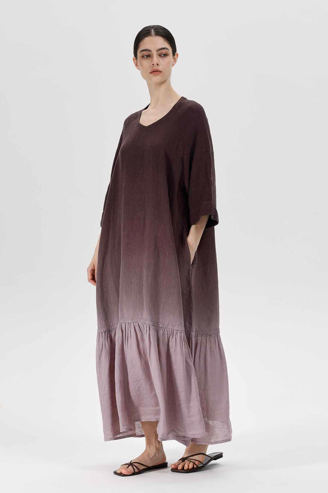 Ziva Linen Maxi Dress