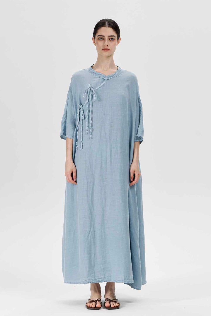 Edda Linen Maxi Dress