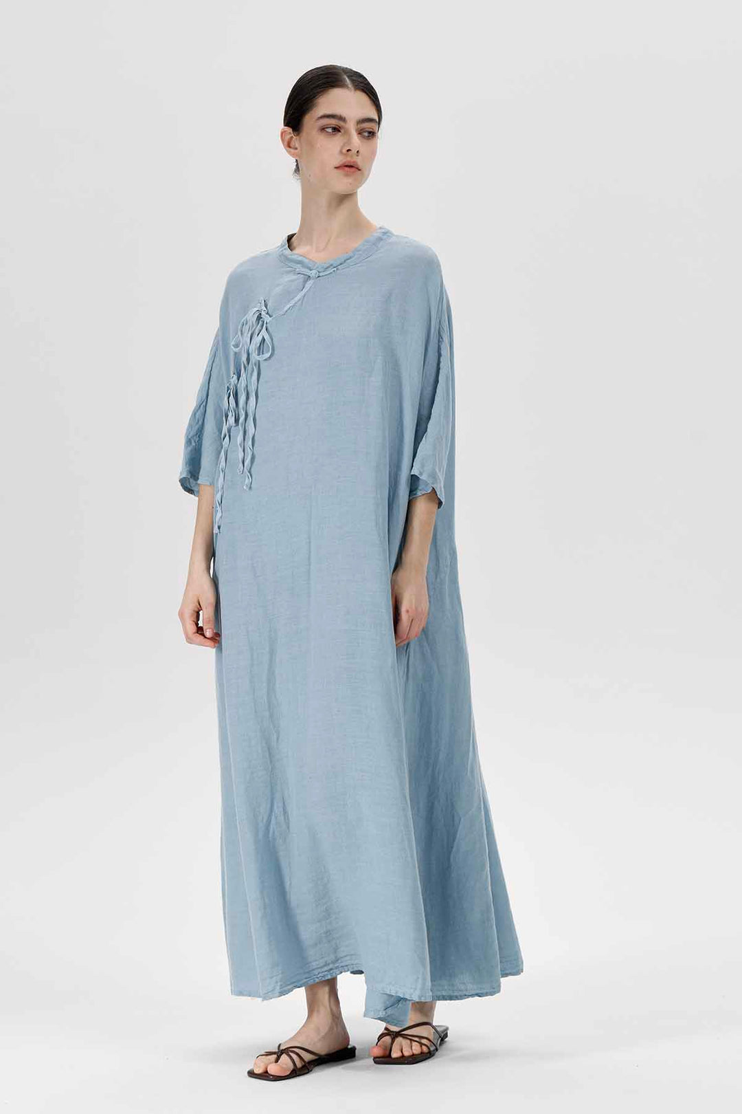 Edda Linen Maxi Dress