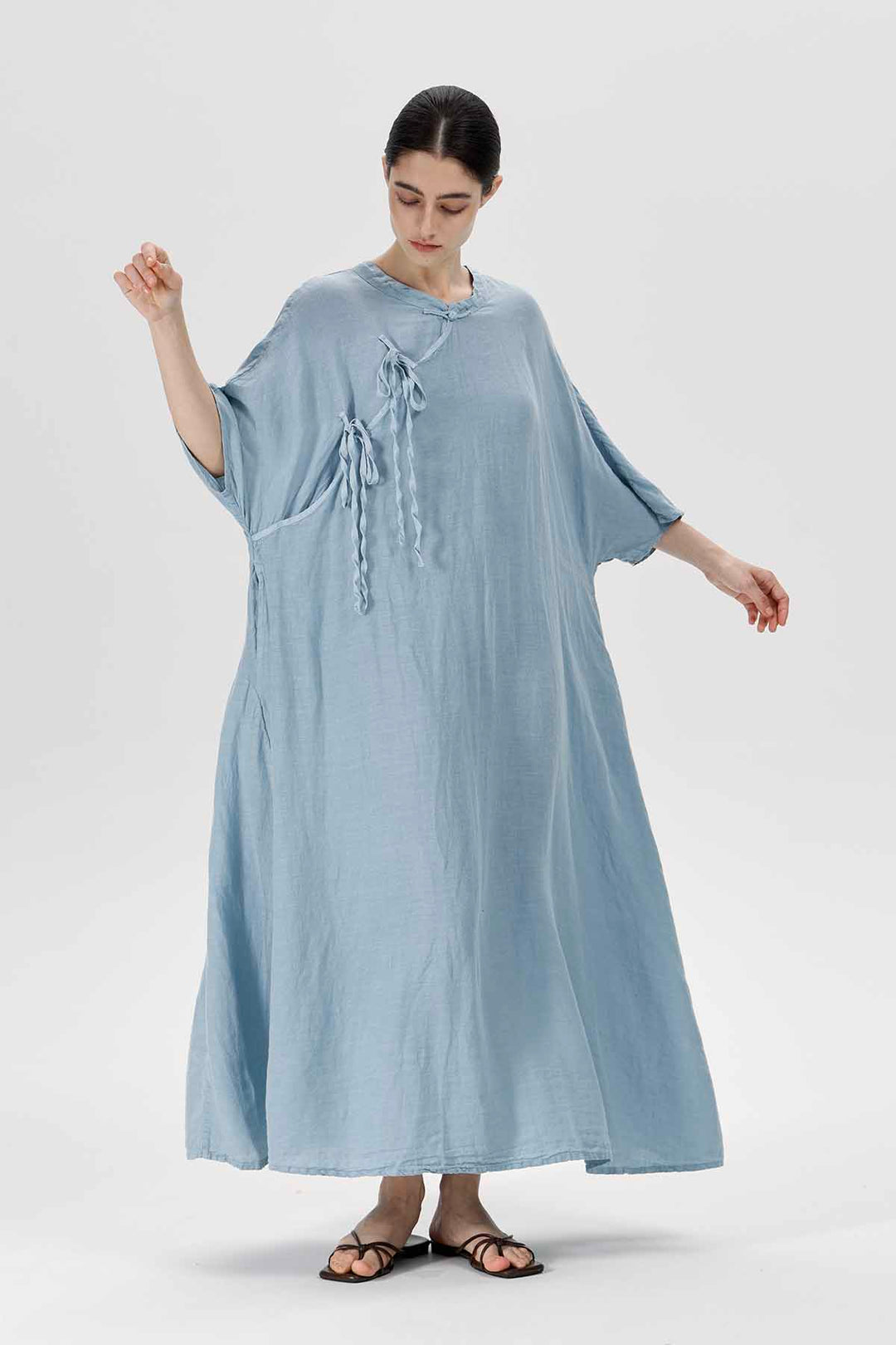 Edda Linen Maxi Dress