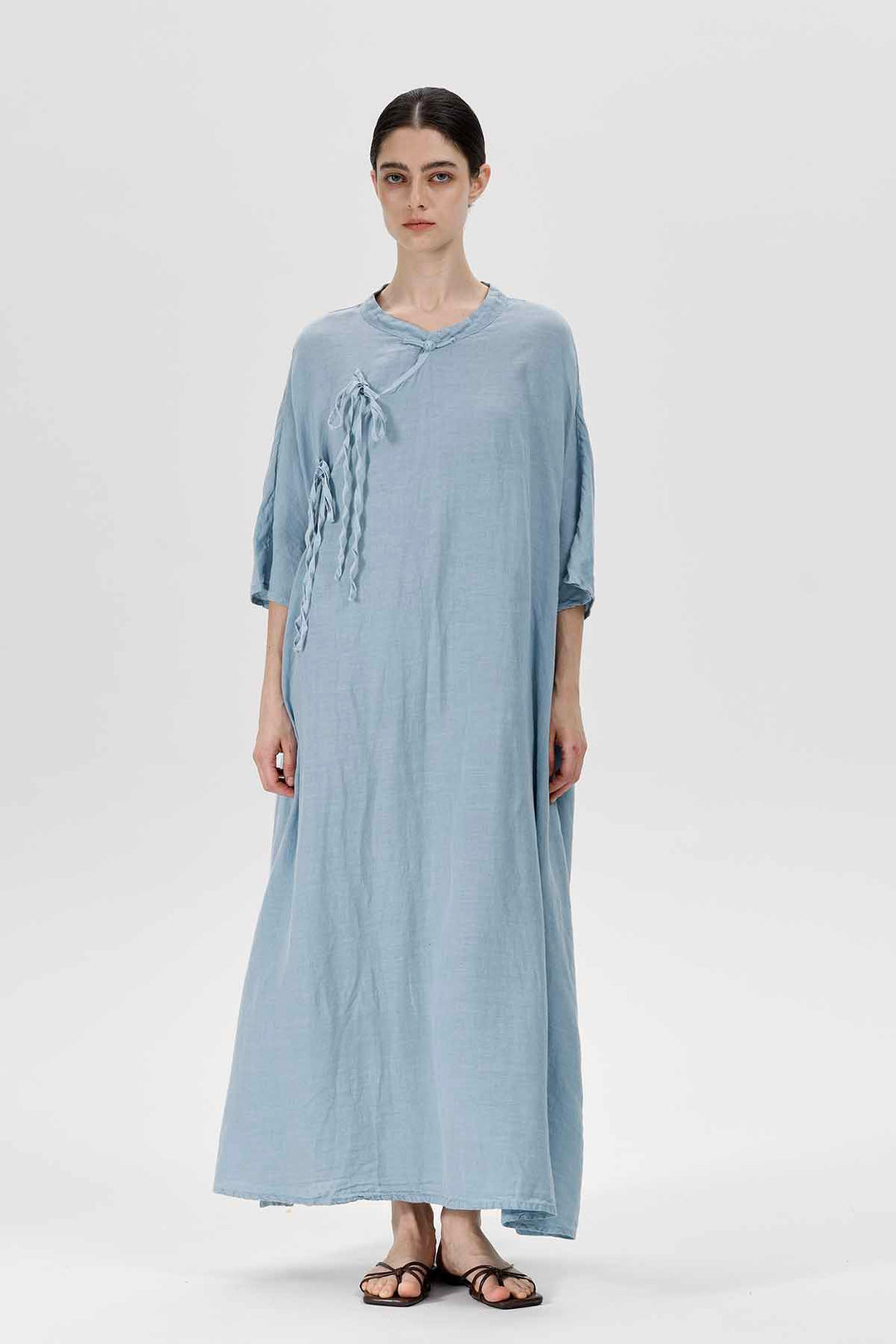 Edda Linen Maxi Dress