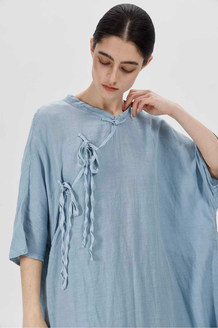 Edda Linen Maxi Dress