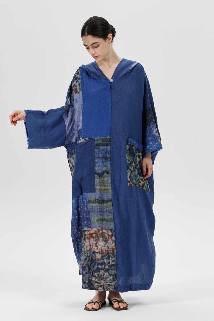 Elina Linen Maxi Dress