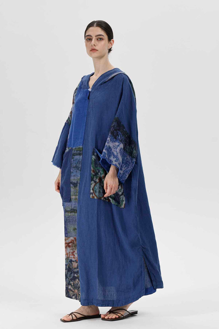 Elina Linen Maxi Dress