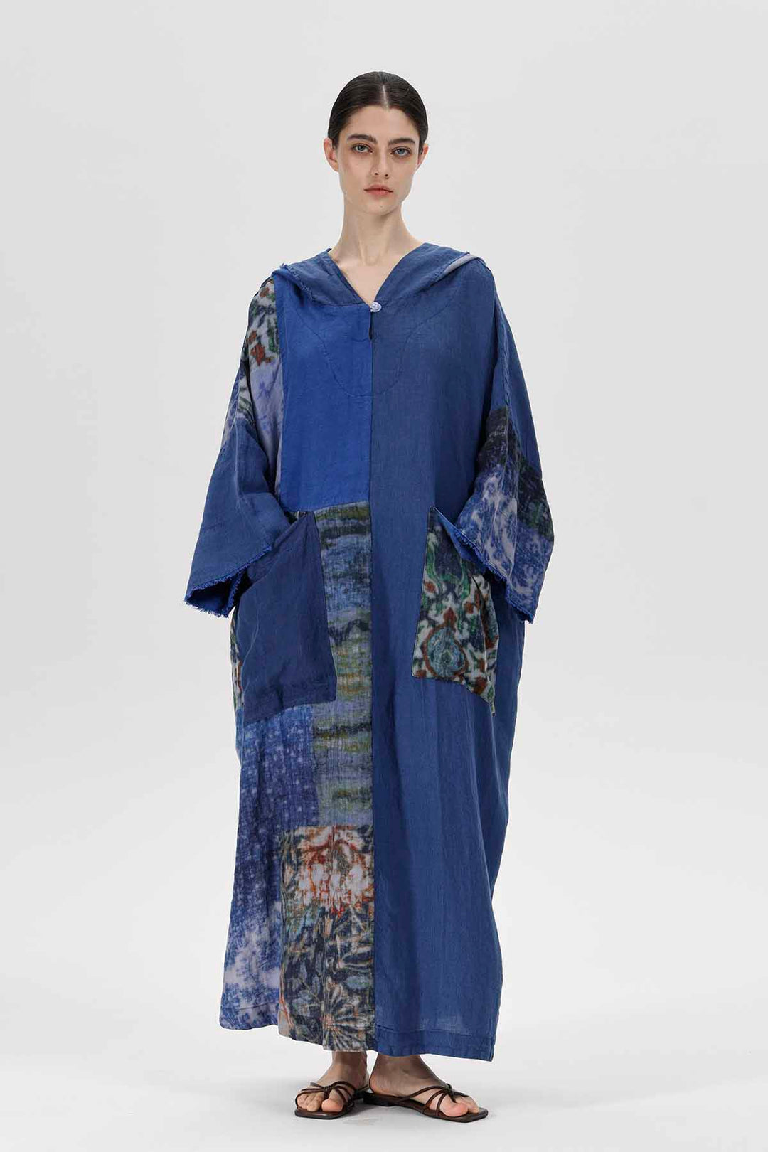 Elina Linen Maxi Dress