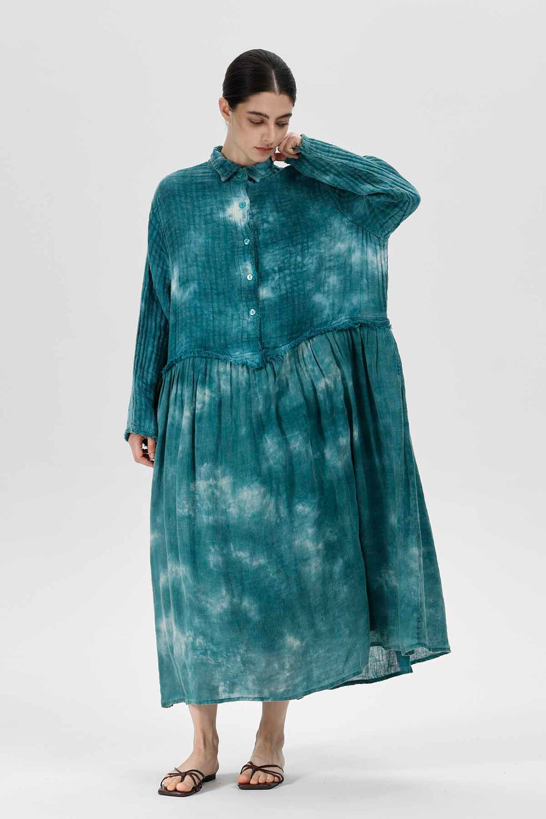 Mireya Linen Dress