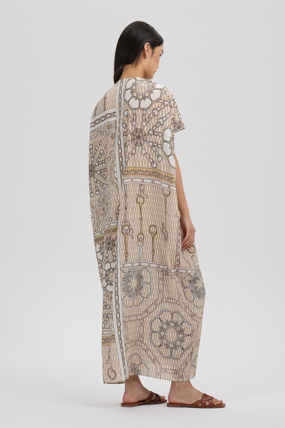 Noelle Silk Art Print Dress