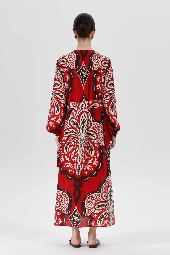 Aisling Print Silk Dress