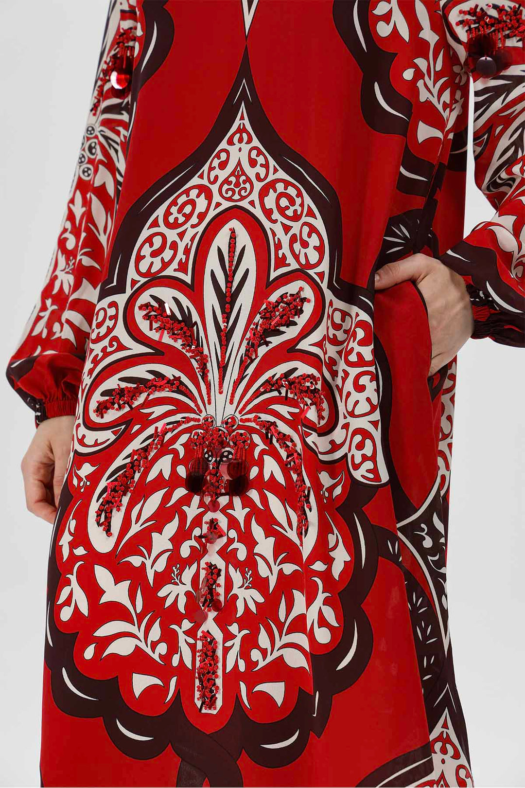 Aisling Print Silk Dress