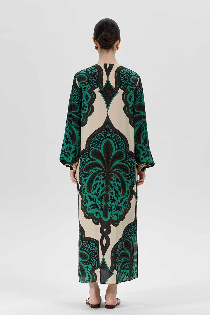 Aisling Print Silk Dress