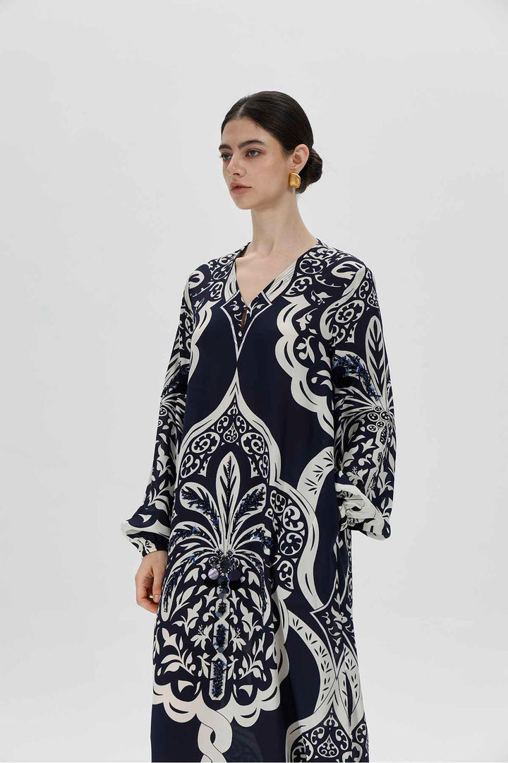 Aisling Print Silk Dress