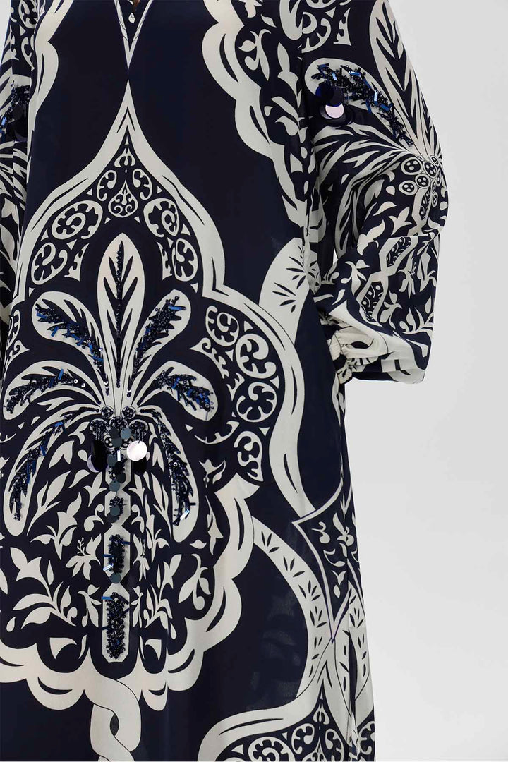 Aisling Print Silk Dress