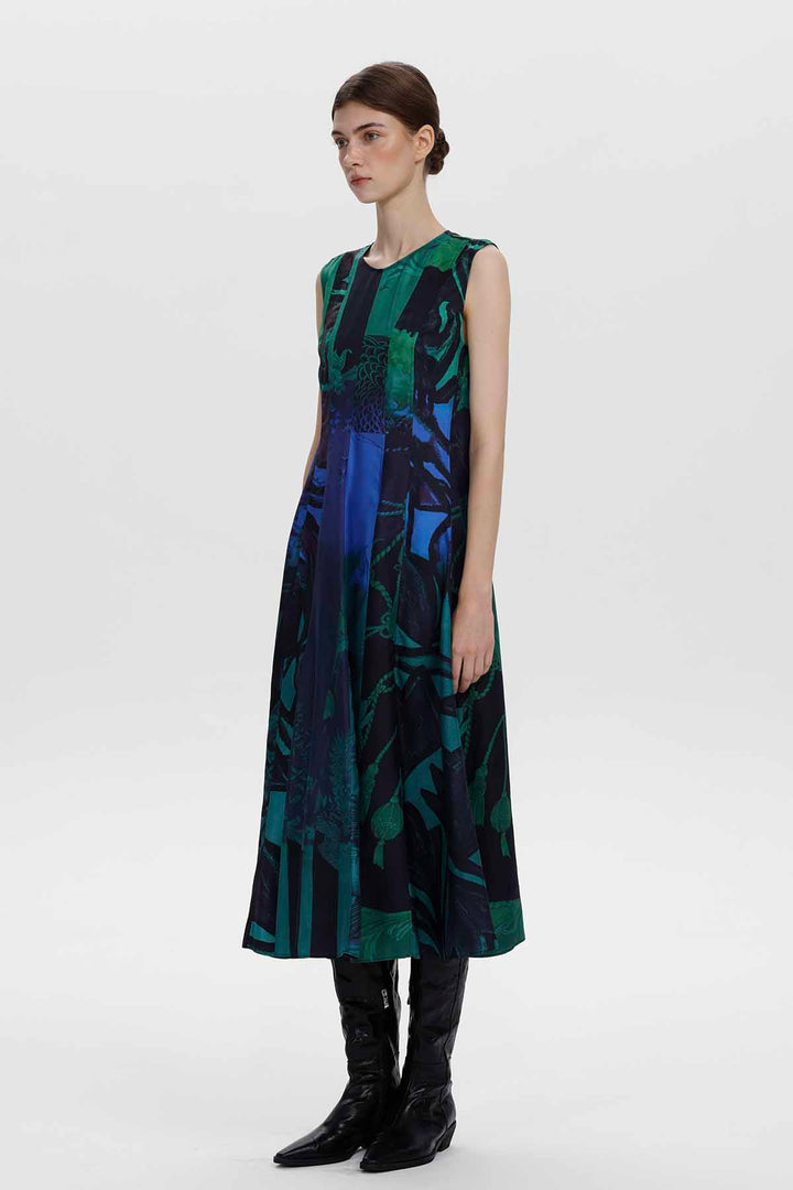 Sofia Print A-Line Dress