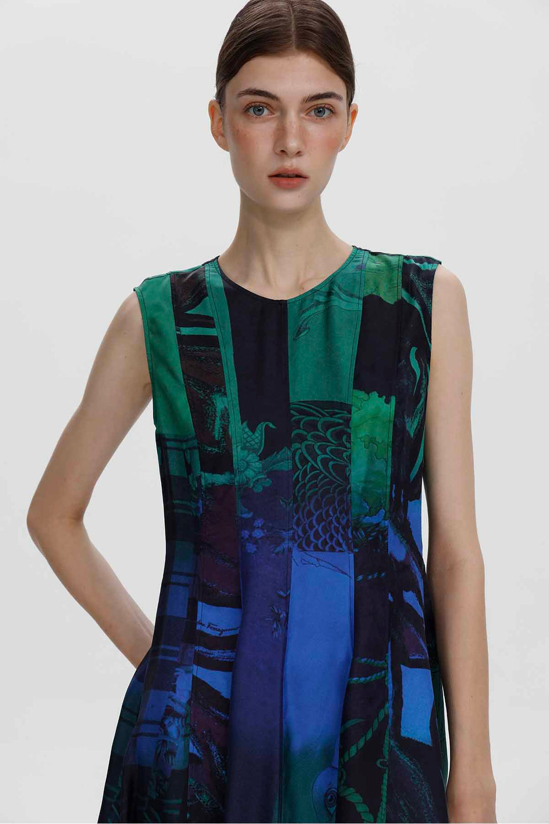 Sofia Print A-Line Dress