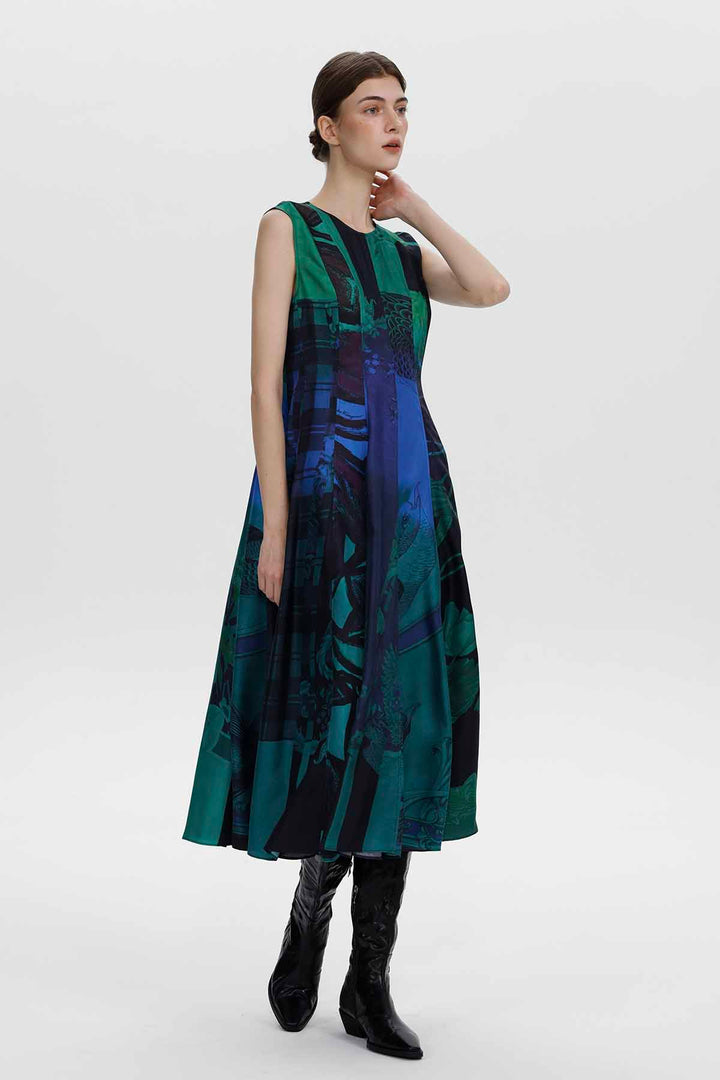 Sofia Print A-Line Dress