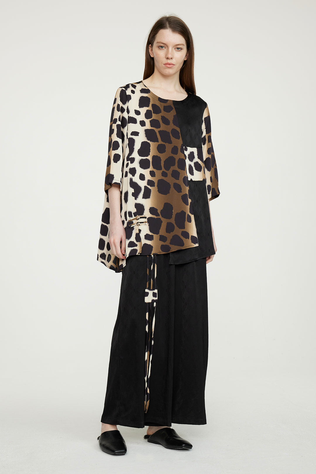 Cissi Leopard Silk Two Set