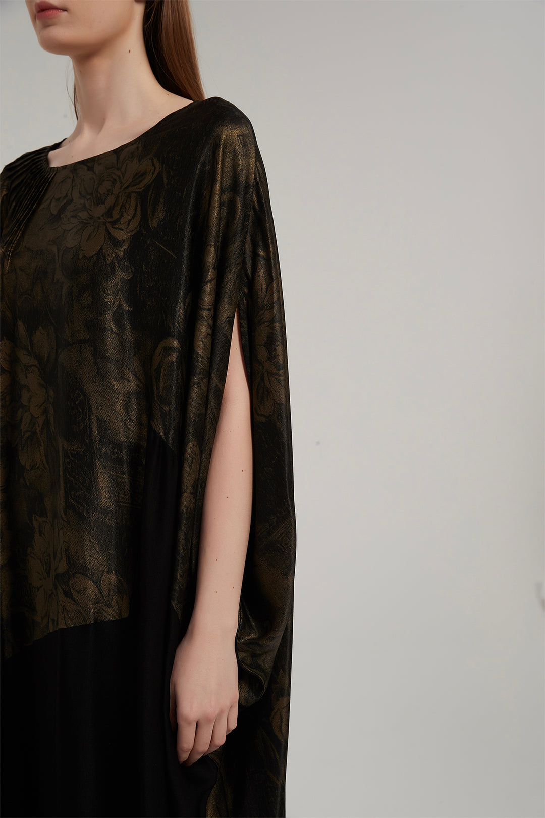 Oversize Elegant Silk Maxi Dress