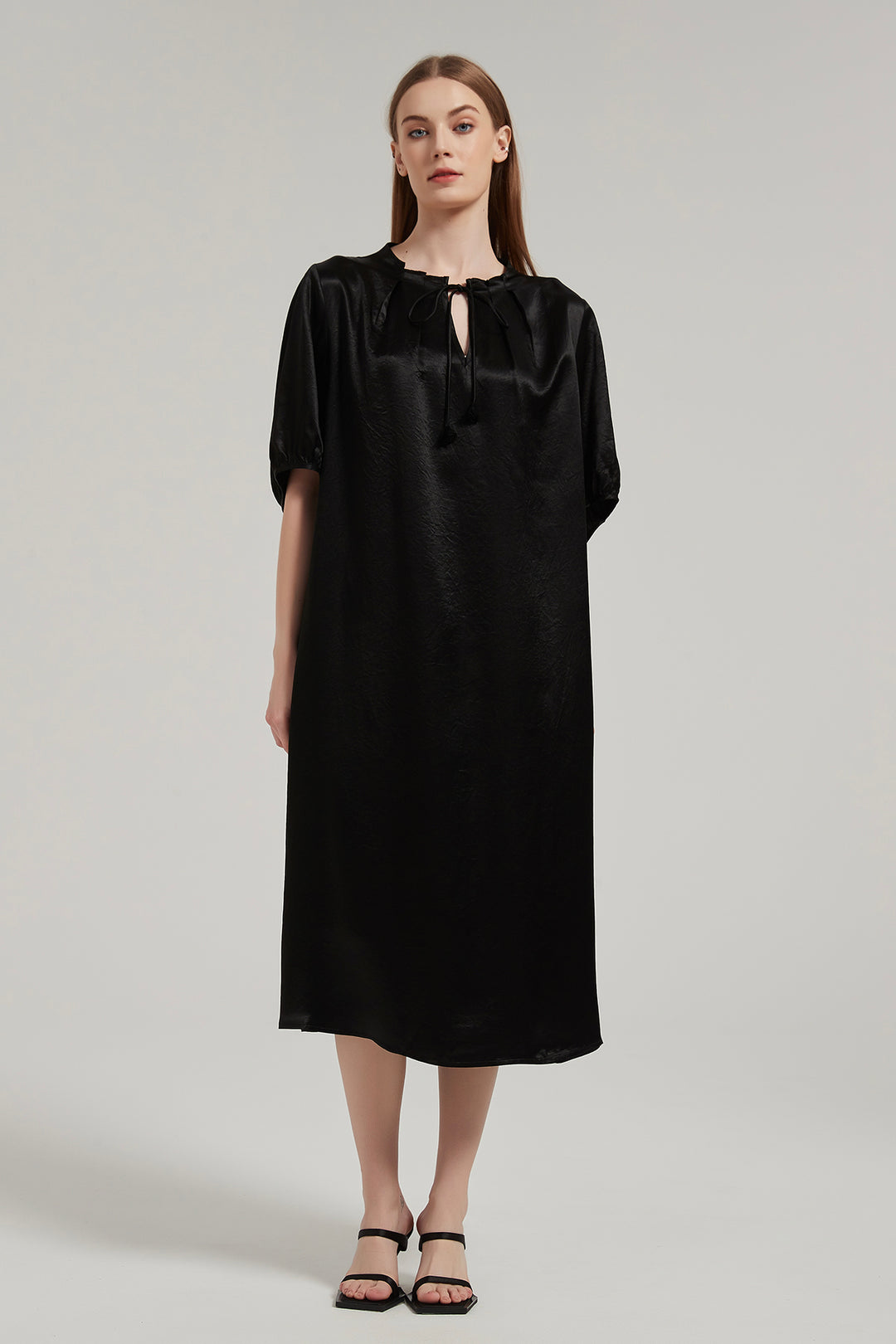 Short Sleeve Elegant Little Black Dress