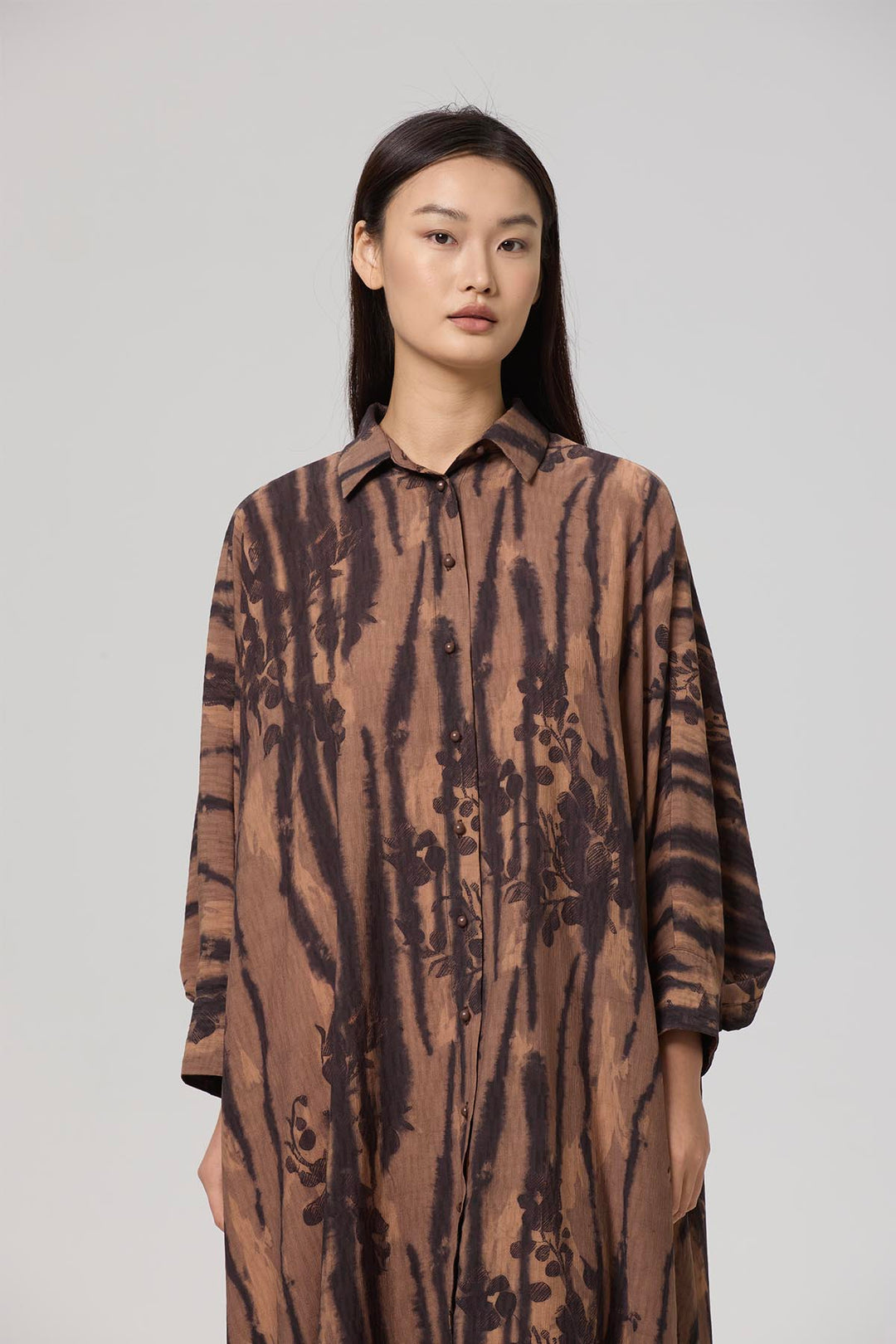 Riley Irregular Print Shirt Dress