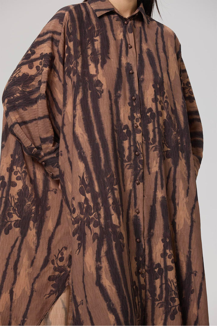 Riley Irregular Print Shirt Dress