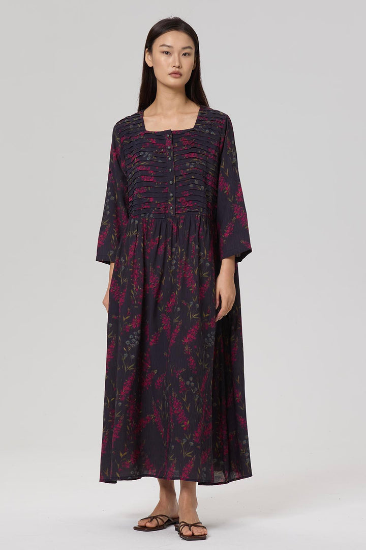 Sevyn Ethnic Print Dress