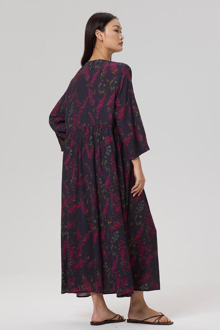 Sevyn Ethnic Print Dress